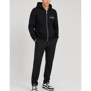 PHILIPP PLEIN Felpa con zip e cappuccio