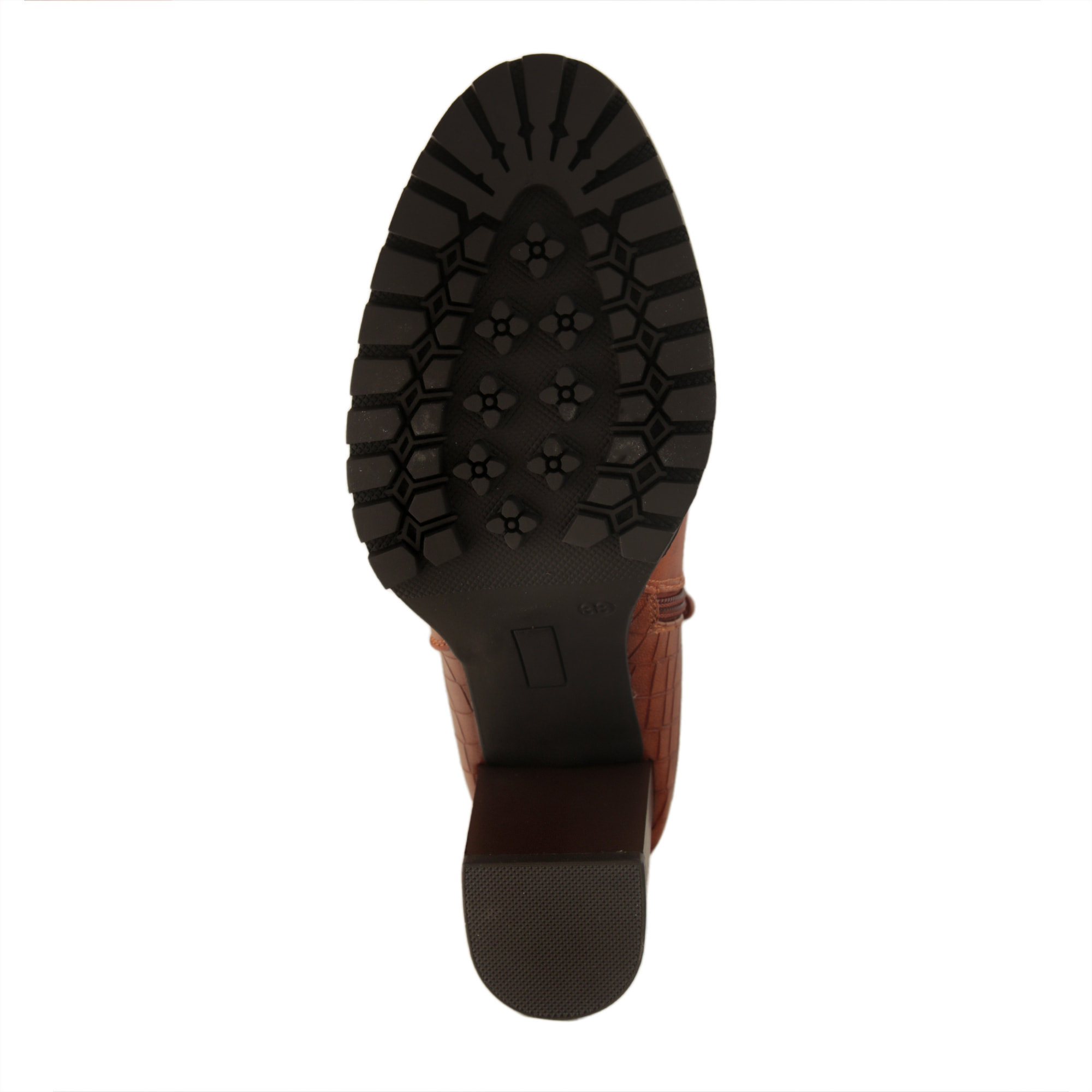 Tronchetti in simil pelle con tacco alto comodo