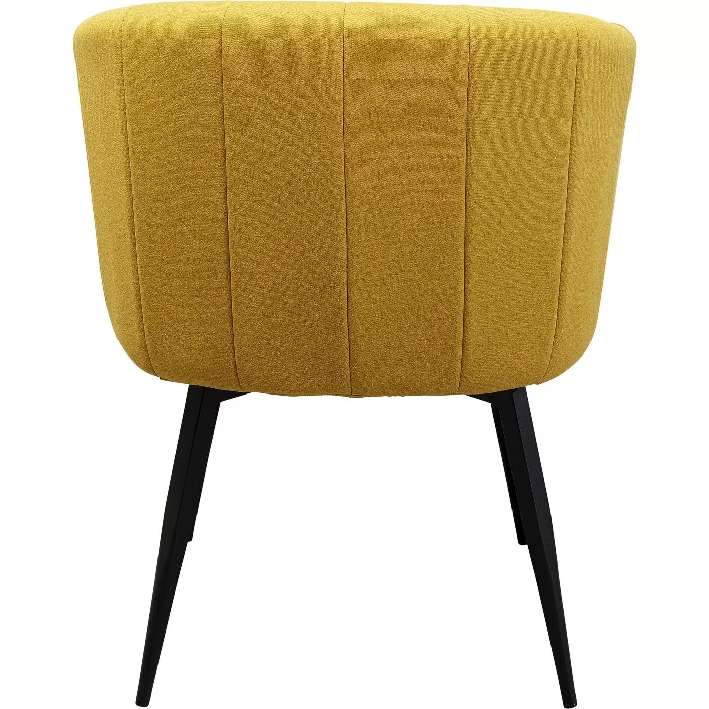 Chaise avec accoudoirs pivotante Merida jaune Kare Design