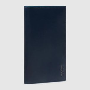 Piquadro Porta documenti da viaggio in pelle con porta carte di credito, schermato con protezione RFID