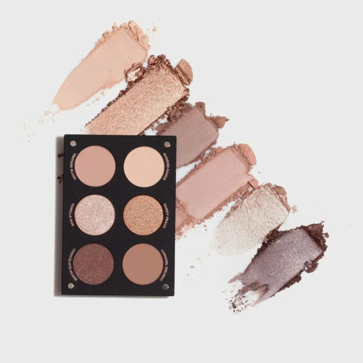 INGLOT Playinn Loca Mocca Eyeshadow Palette, Paleta de sombras en tonos marrón y beige ideal para cualquier estilo de maquillaje, con acabados mates y brilos, Tu basico ideal. 7,6gr