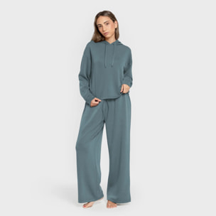 Pantalón largo estilo modal mujer