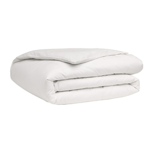 Housse de couette unie en percale de coton lavée, DELICATE