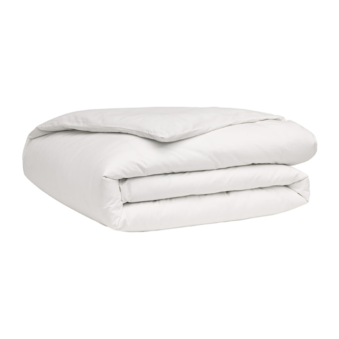 Housse de couette unie en percale de coton lavée, DELICATE