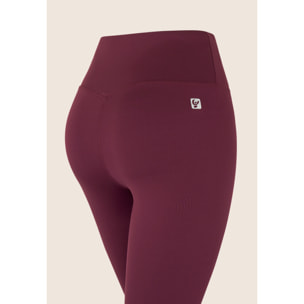 Leggings donna 7/8 vita alta in tessuto tecnico stretch