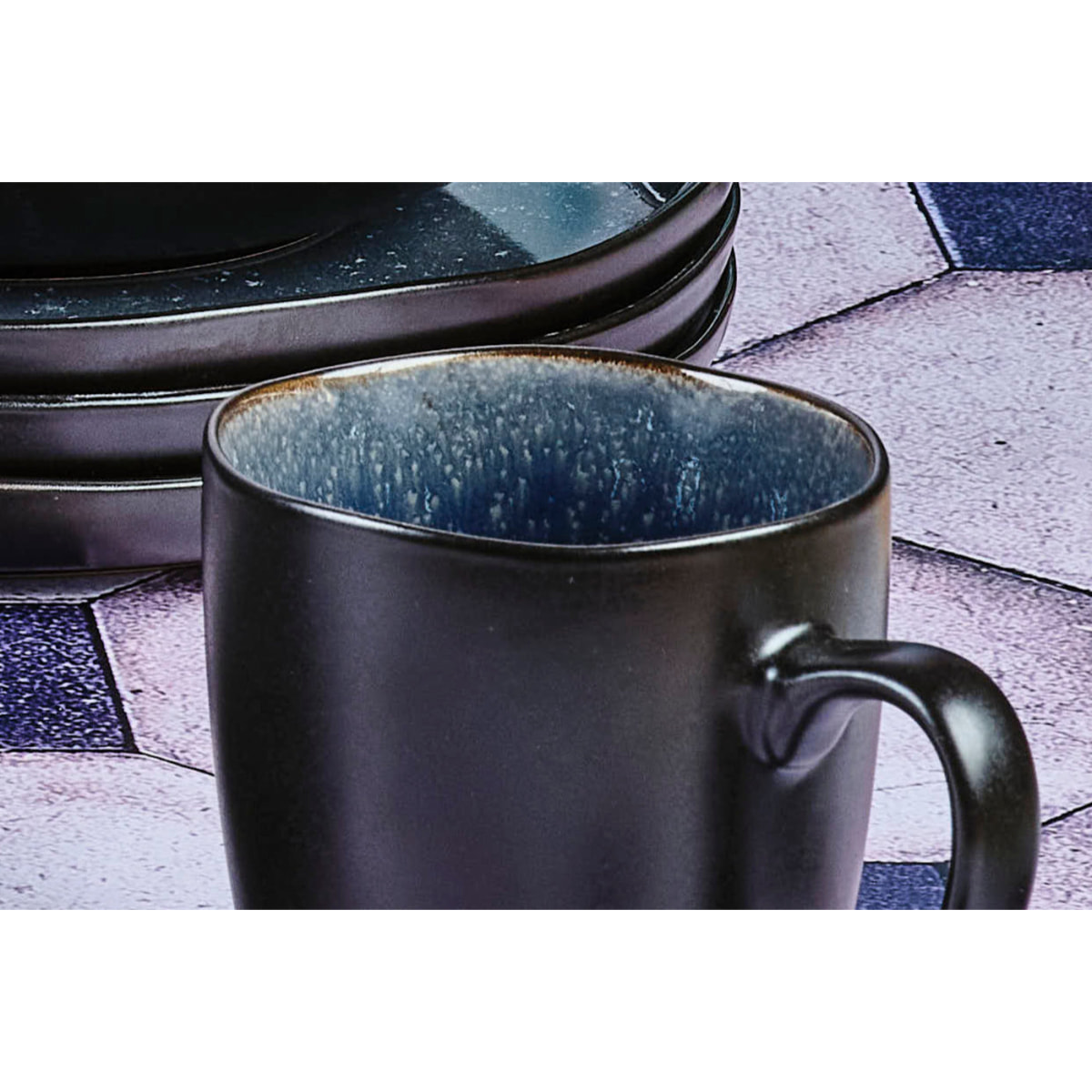 Mug IRIS 40cl - 6 pièces - Bleu nuit