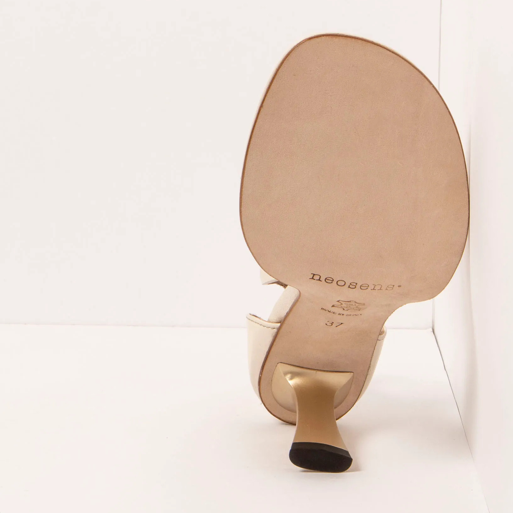 Sandalias con tacón S3193 NAPPA CREAM/ ALBANA color Cream