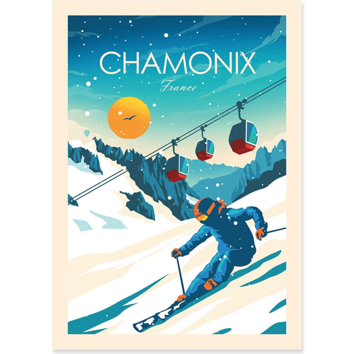 Affiche - Chamonix - Studio Inception