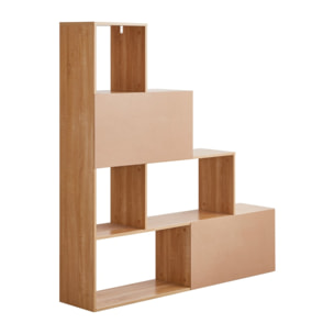 Libreria a scala rovere naturale 145x145 cm - Stair