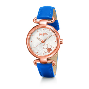 Reloj Folli Follie WF15R029SPA Mujer Analogico Cuarzo con Correa de Cuero