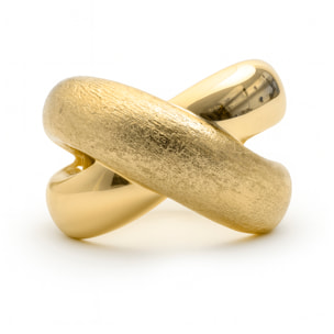 Anillo Stalor acabado oro amarillo 18k