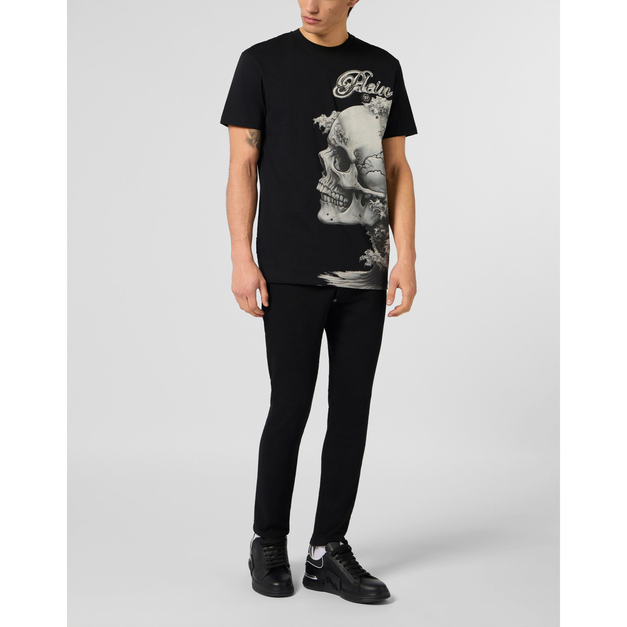 PHILIPP PLEIN T-shirt girocollo a maniche corte SKULL
