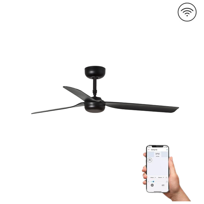 PUNT M Ventilateur noir DC SMART