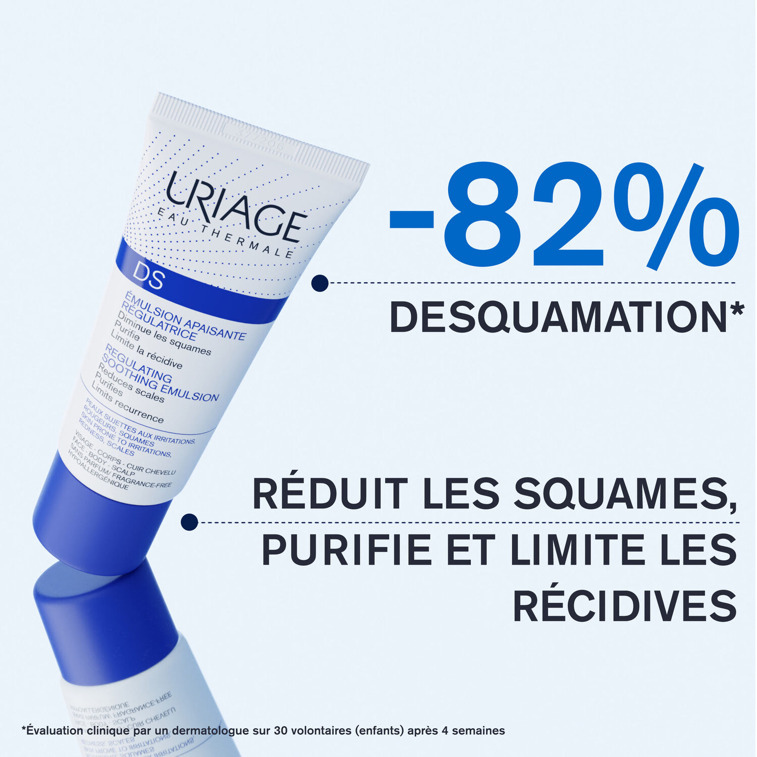 DS - Émulsion Apaisante Régulatrice - Diminue Les Squames & Purifie 40 ml