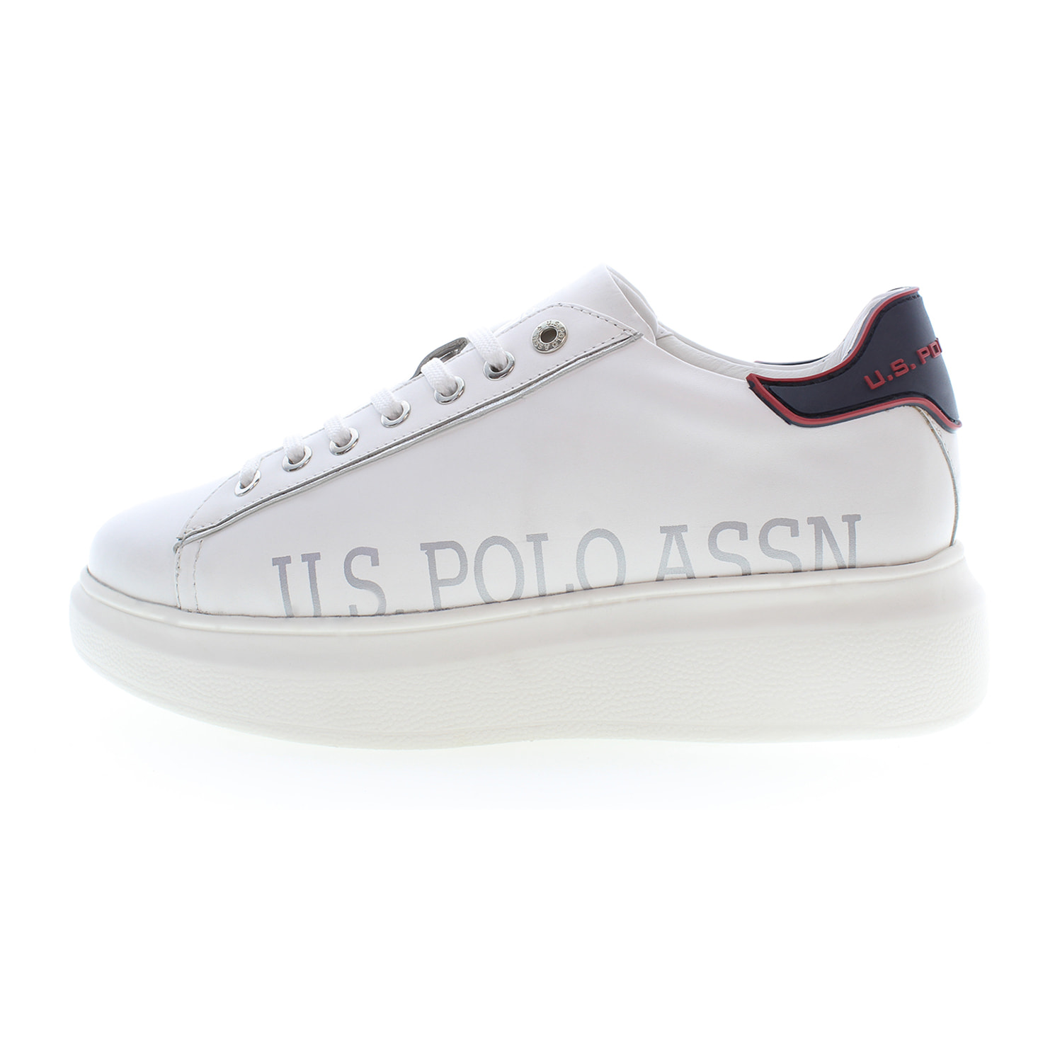 Sneakers U.S. Polo Assn White Medieval Blue