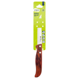 Set de 6 cuchillos multiusos de h.10cm en acero inoxidable pakka san ignacio