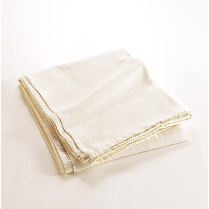 Plaid polycoton léger et polyvalent - Naturel