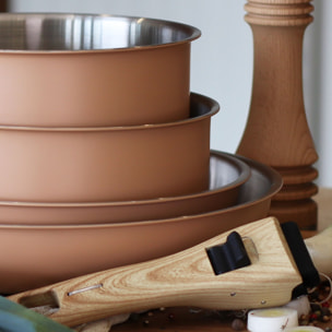 Batterie de cuisine 5 pièces en acier inoxydable - tous feux EASYNOX