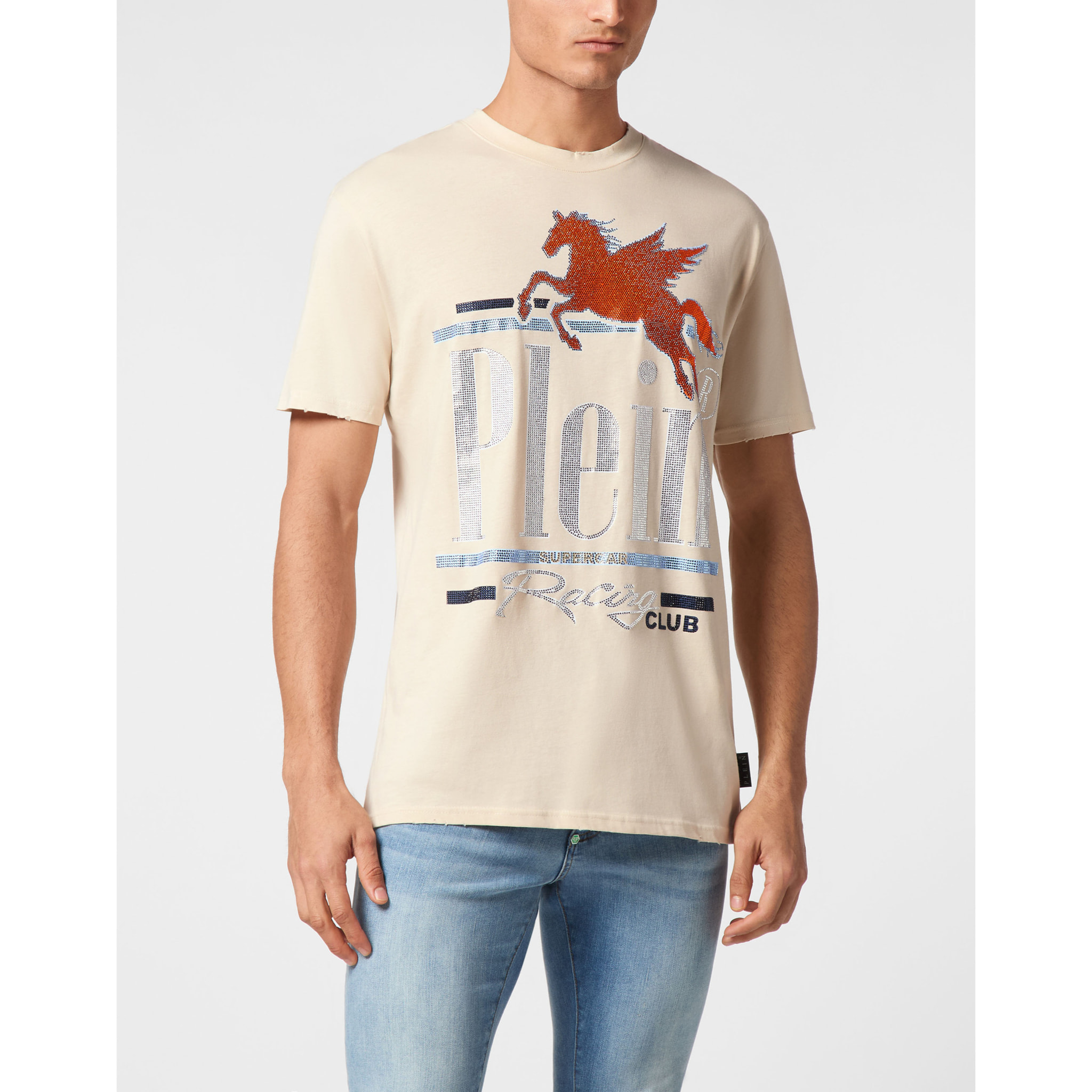 PHILIPP PLEIN Maglietta a girocollo RACING