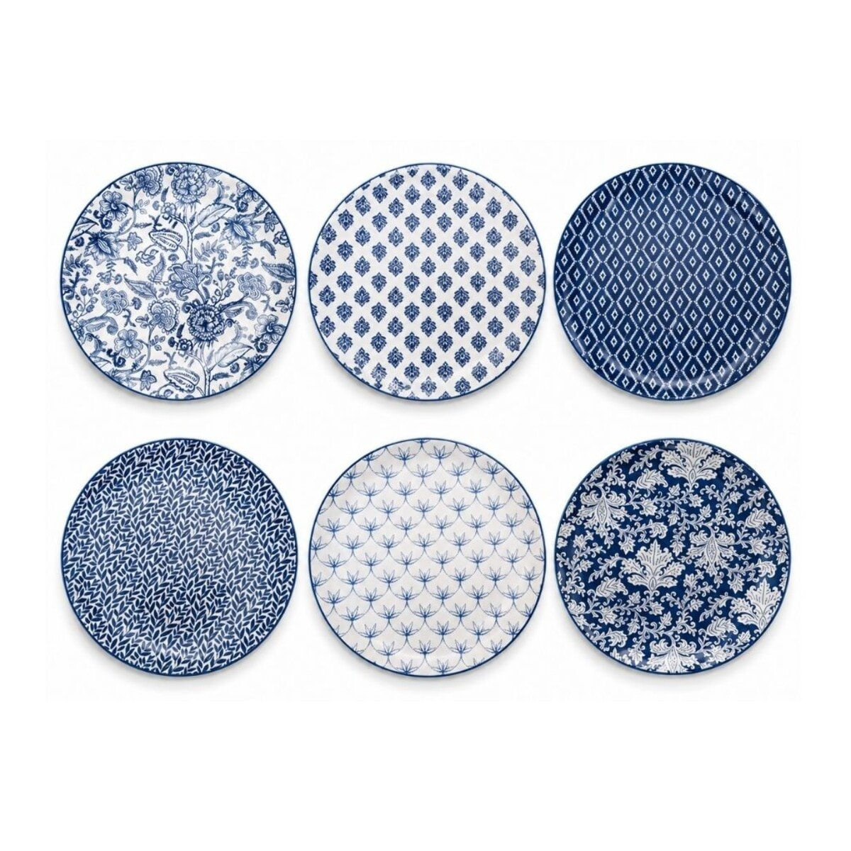 Service d'assiettes et bols 18 pièces, MAJORELLE