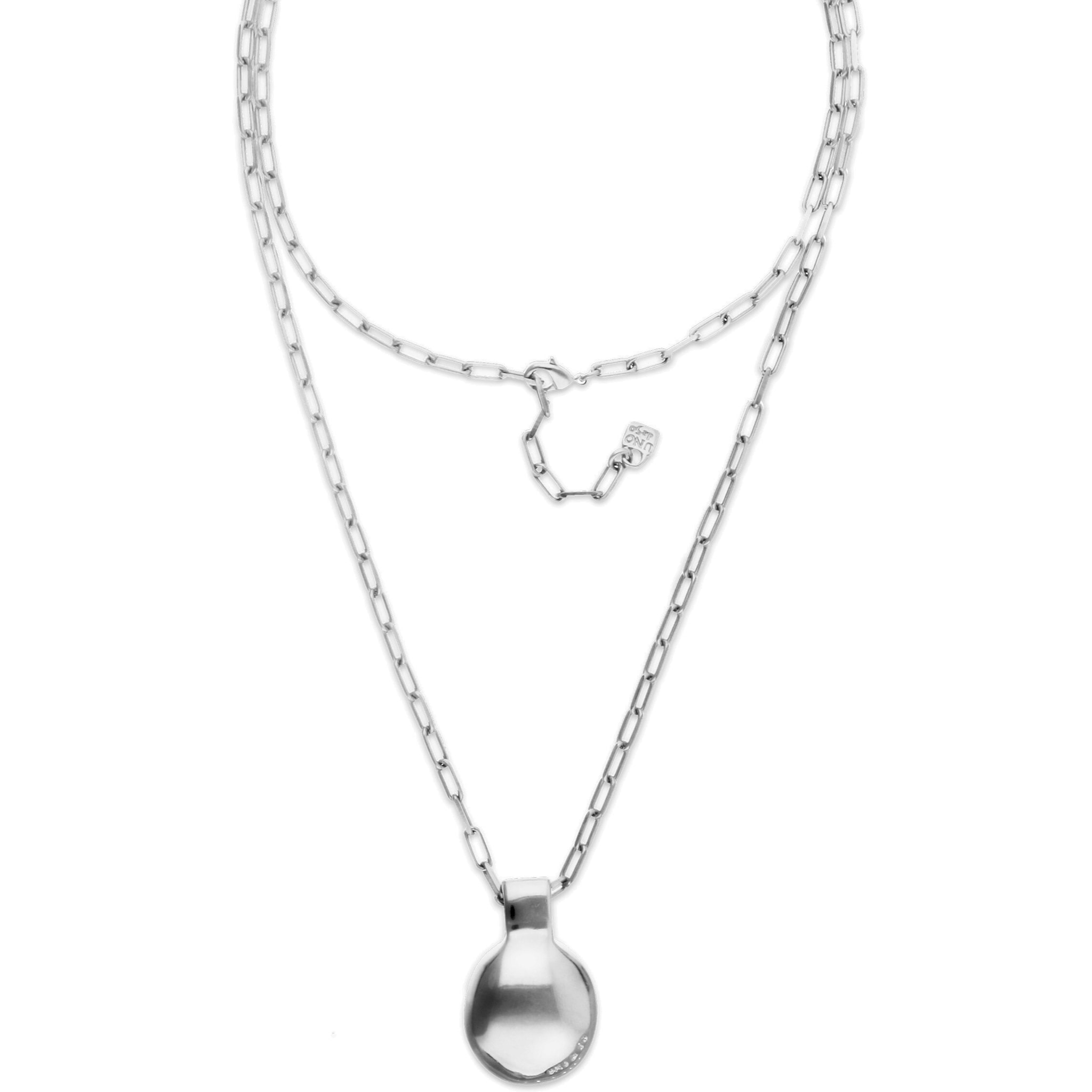 Colgante GRAVEDAD PLATEADO U