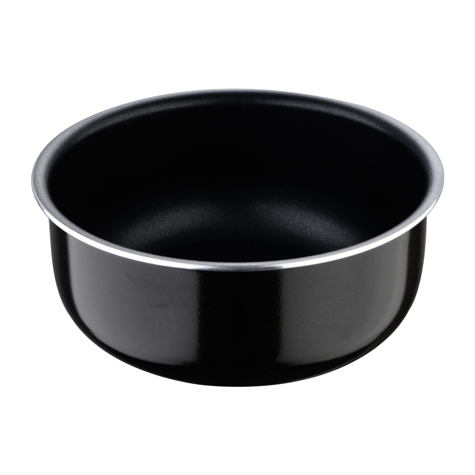 Juego de 3 cazos ø16ø18ø20cm en aluminio prensado negro click & cook san ignacio