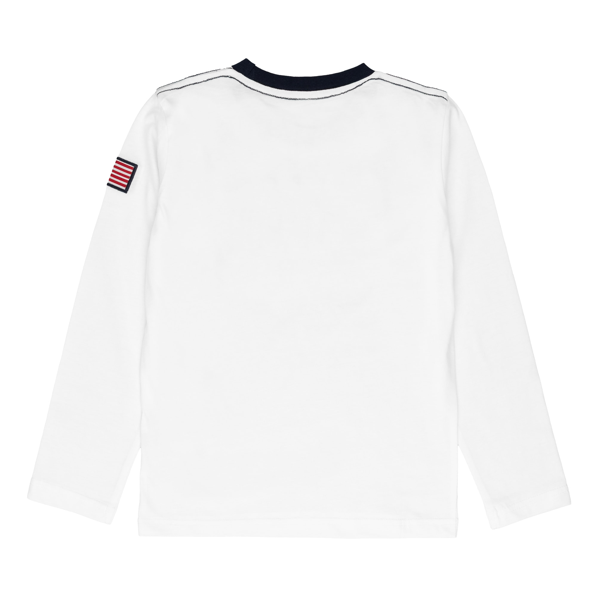 T-shirt maniche lunghe con stampa logo