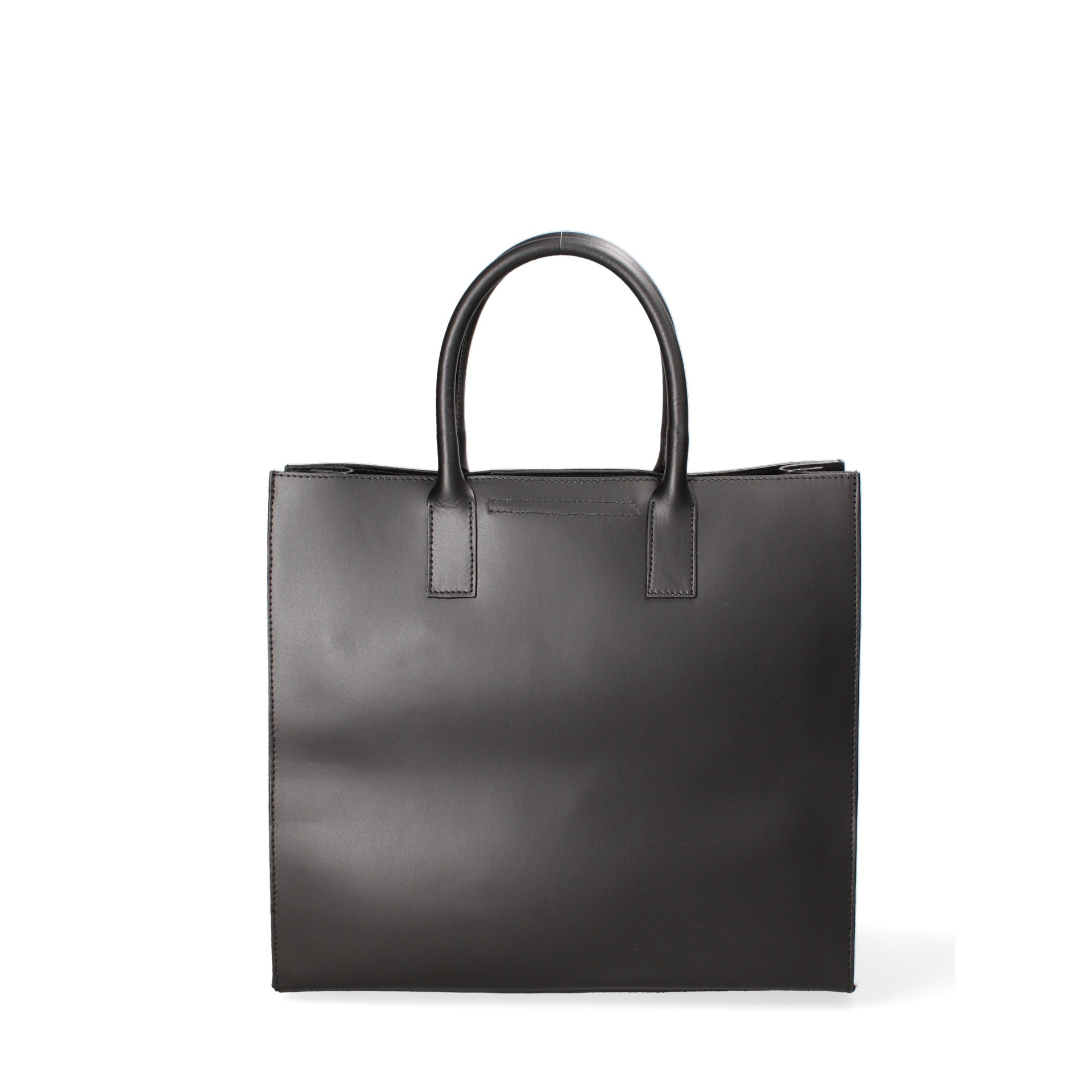Borsa a mano da donna Made in Italy - Modello Lunaria Plus - Vera pelle - 34.0 x 31.0 x 14.5 cm