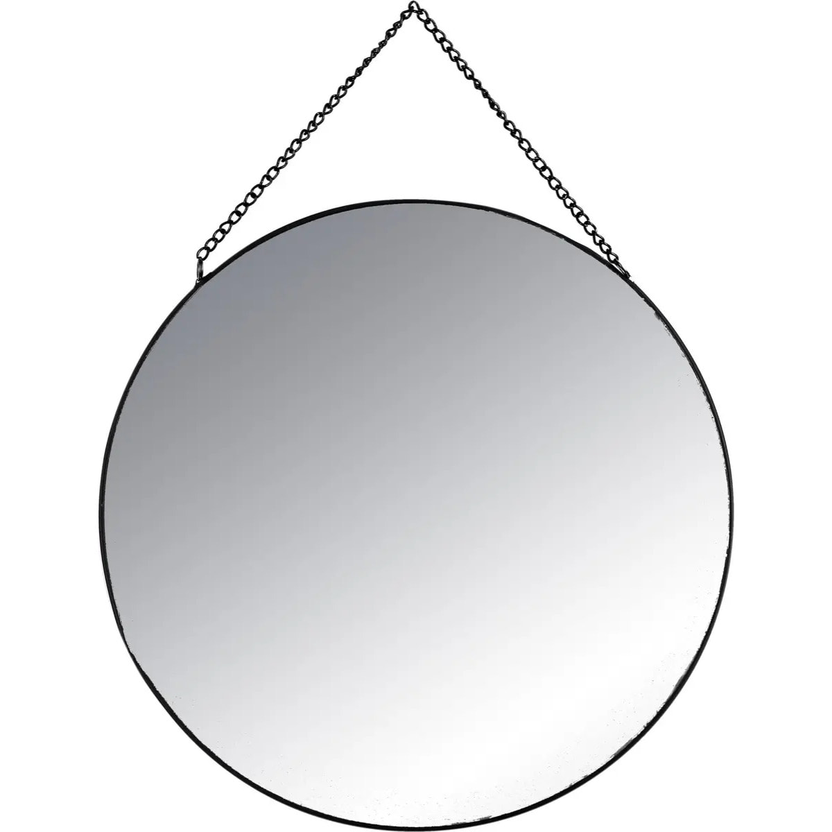 Set de 3 miroirs ronds noir D20/24/29cm
