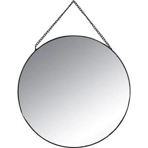 Set de 3 miroirs ronds noir D20/24/29cm