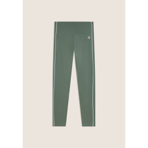 Leggings sport 7/8 vita super alta con profili a contrasto