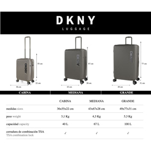 Juego De Maletas Pc Dkny Dkny-3105 Metro Kaki