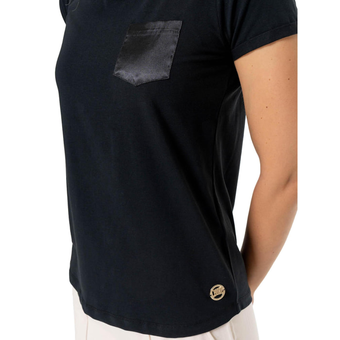 Camiseta elegante de manga corta para mujer