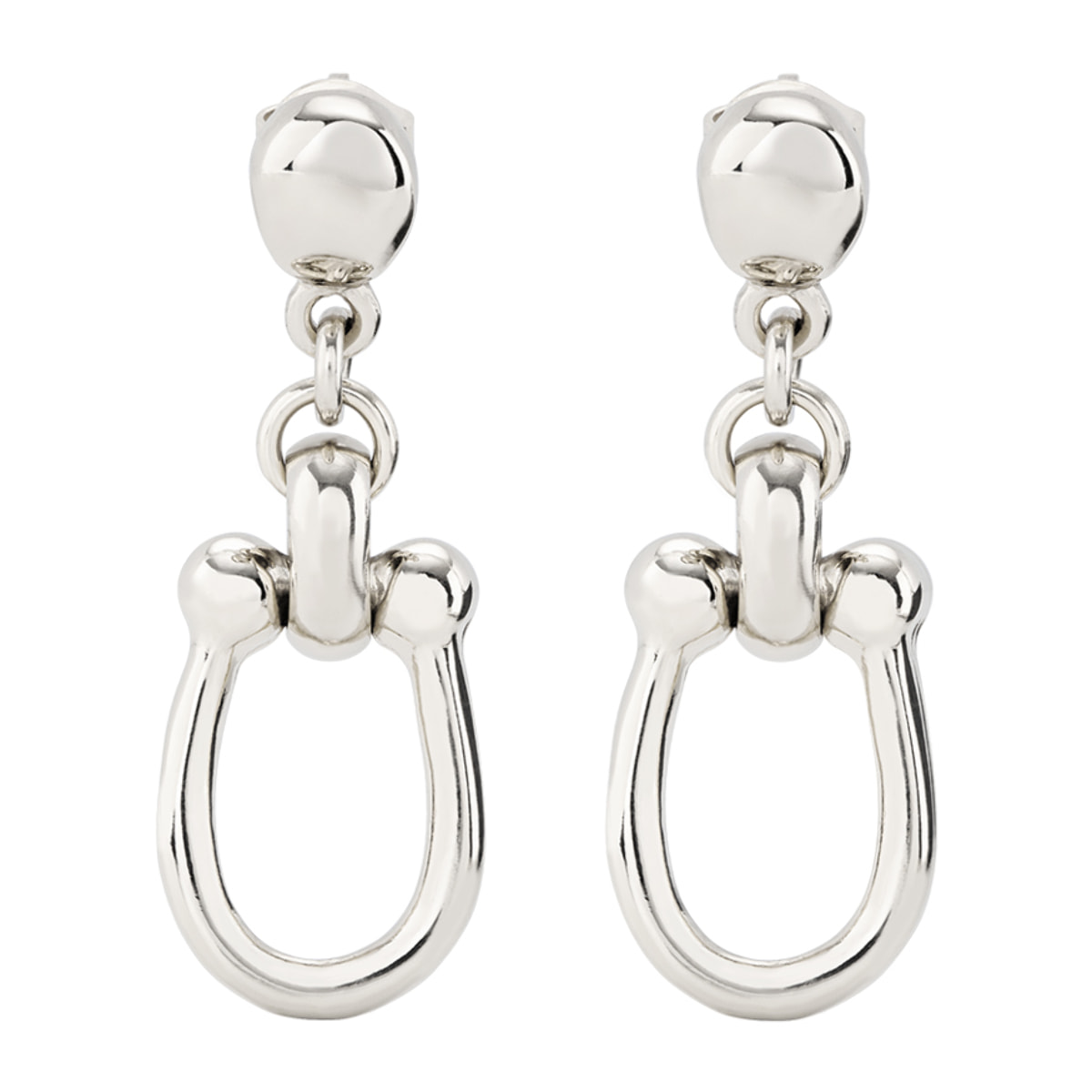 Pendiente Serotonin PLATEADO U