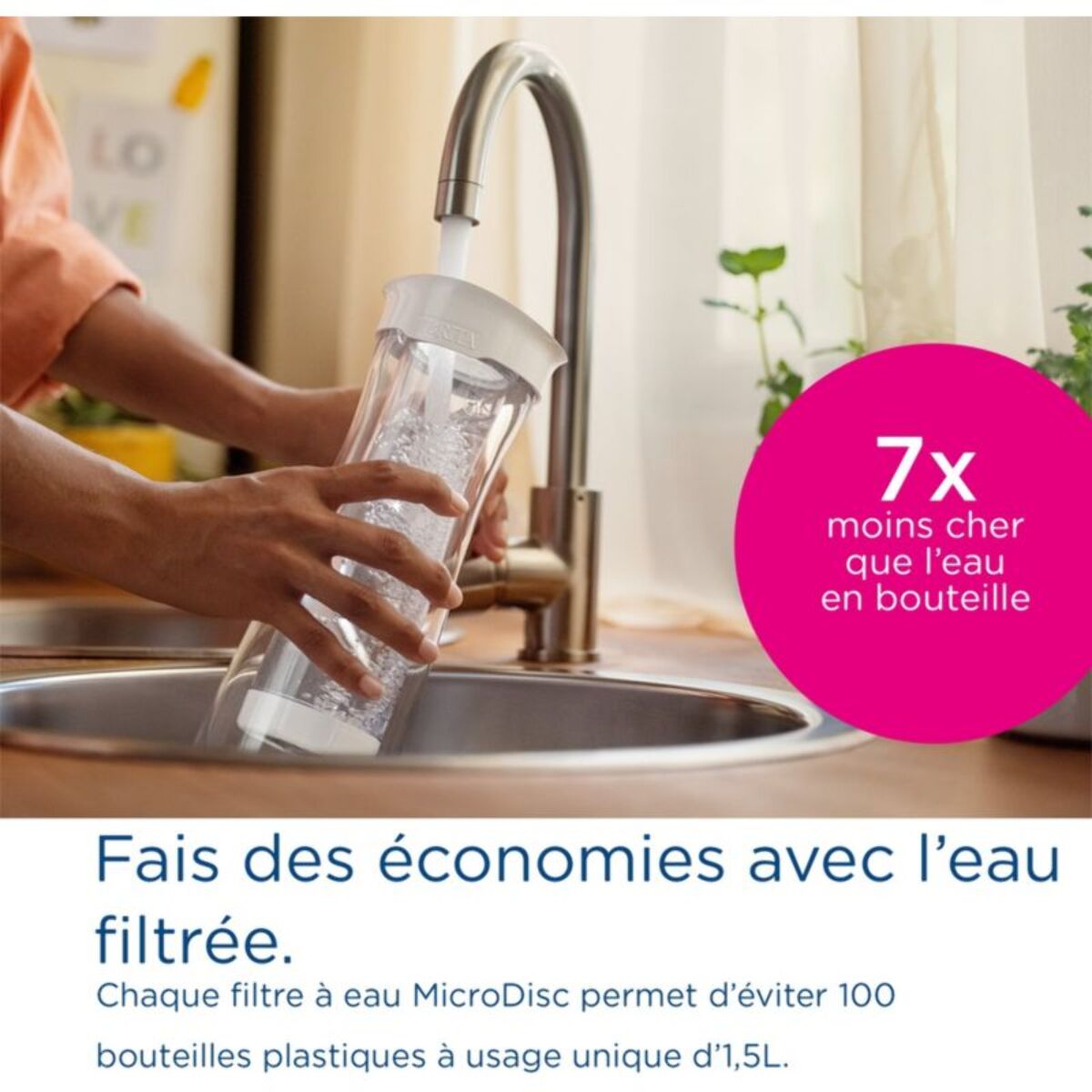 Bouteille BRITA FILL&SERVE MIND gris foncé