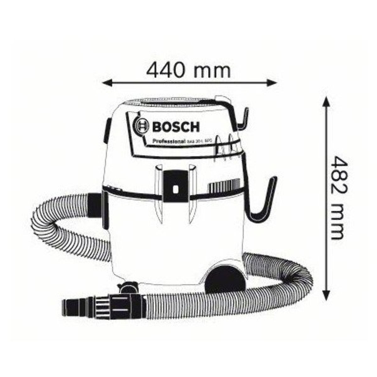 Aspirateur GAS 20 L SFC BOSCH - 060197B1W0