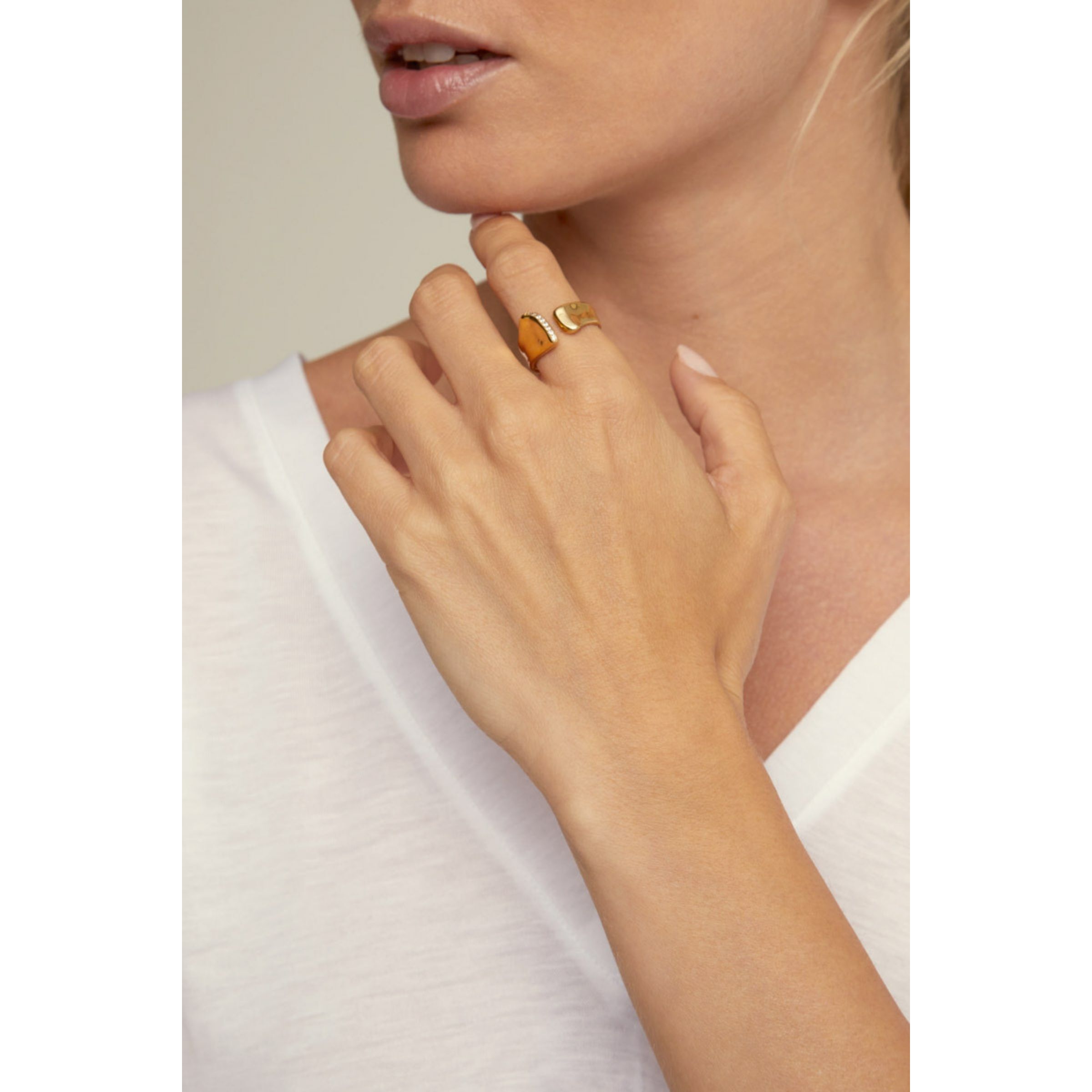 Anillo Cliff BLANCO 15