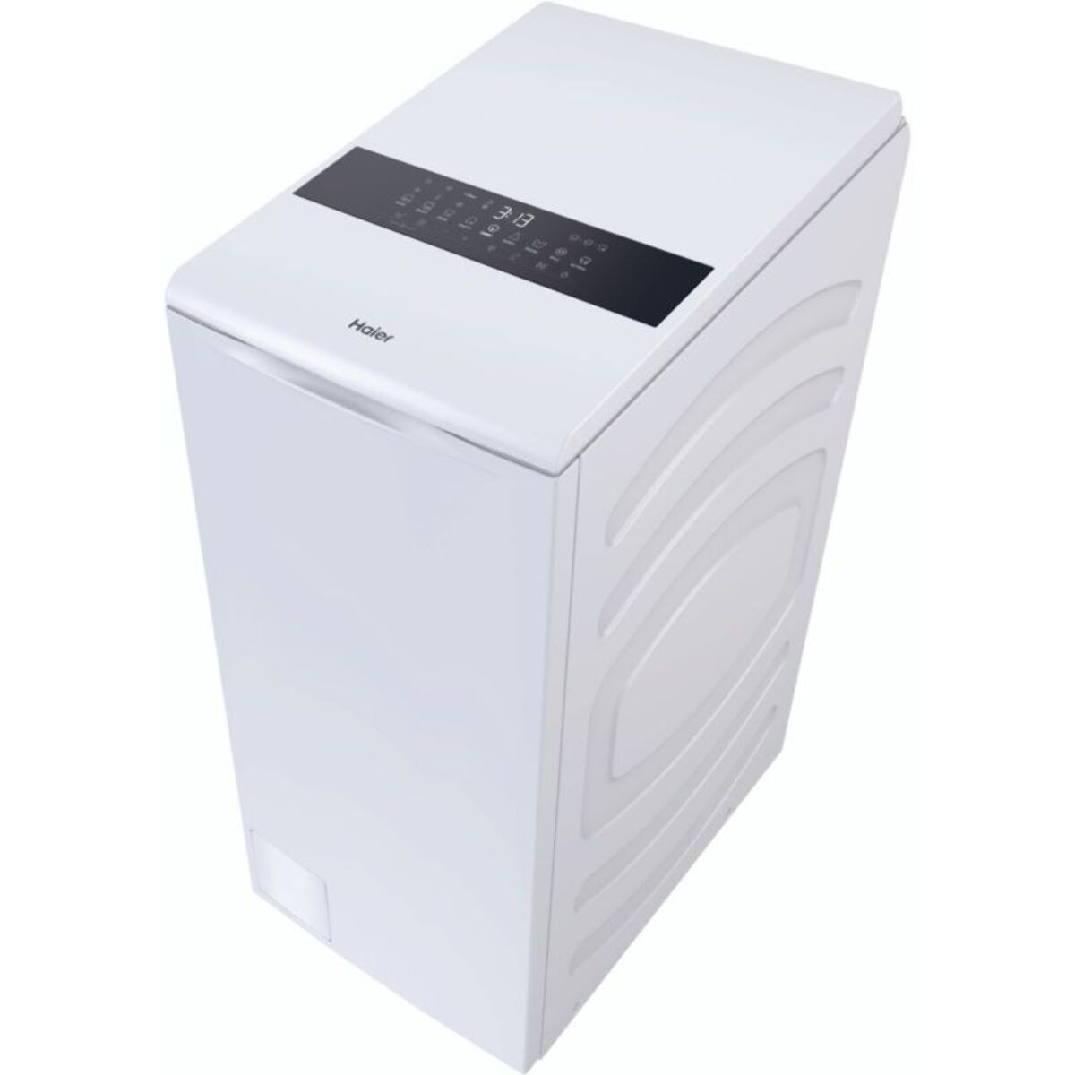 Lave linge top HAIER HW85-BPD13386U-S - 8,5 kg - 1300 tr/min - Classe A - Moteur induction - Autodosage - Connecté