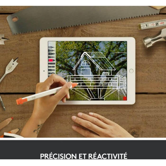 Stylet LOGITECH crayon numérique pour Ipad