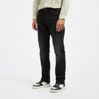 Jeans - coupe classique - coton - noir