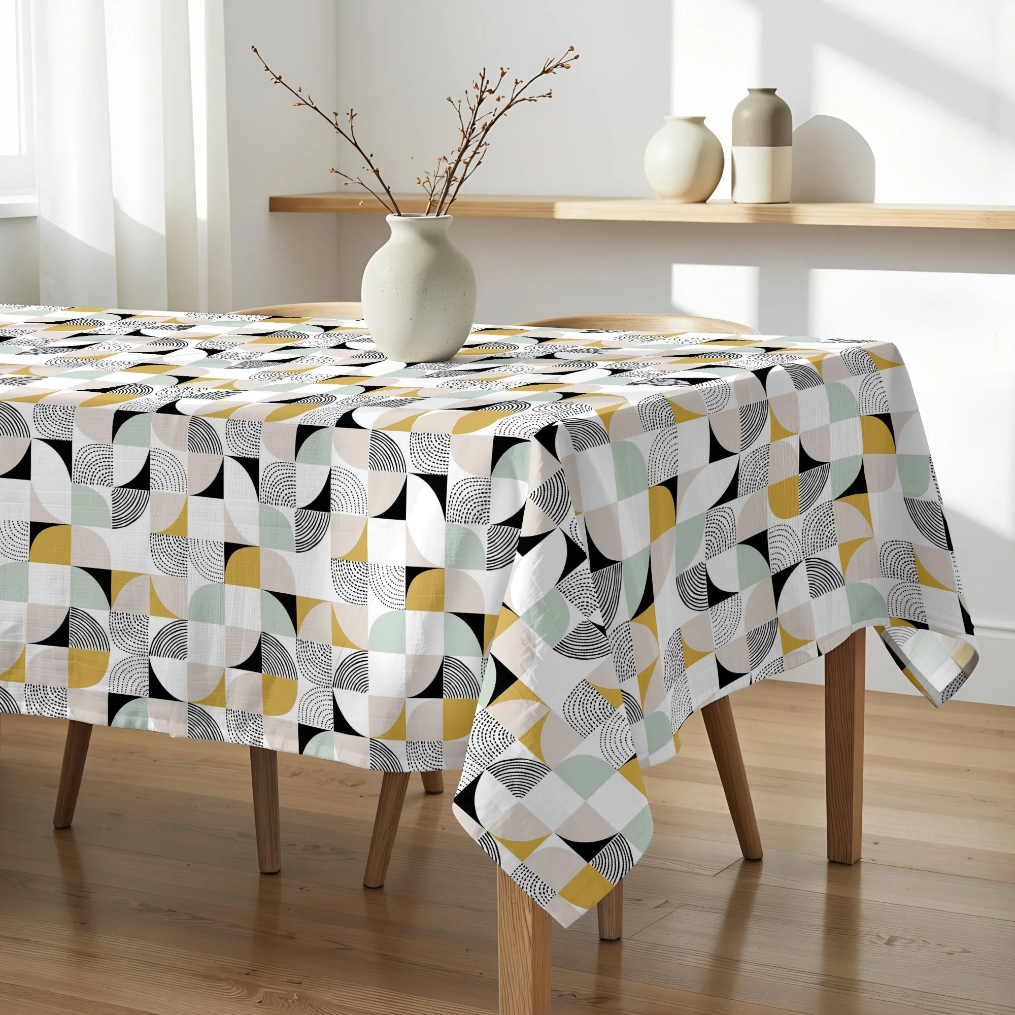 Nappe enduite P20 - 100% coton - traitement antitaches - Multicolore