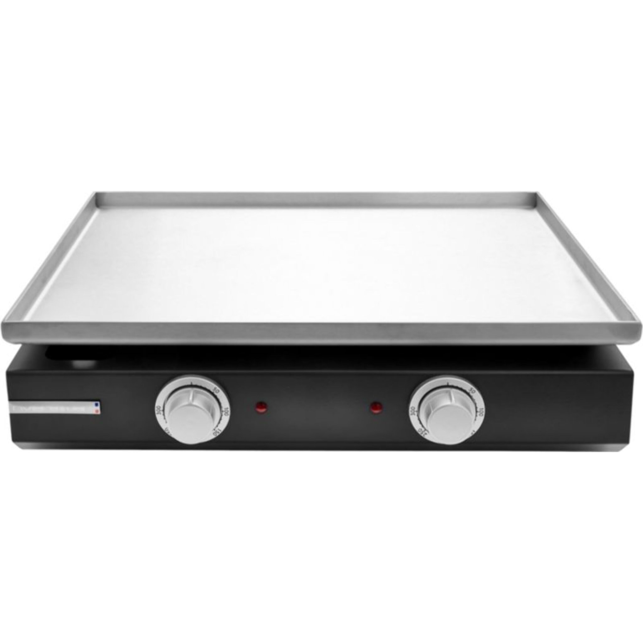 Plancha électrique RIVIERA ET BAR QPL1230 inox 2 brûleurs à poser, 55x40 cm
