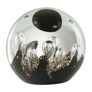 J-Line presse-papier Magic - verre - or/noir - small
