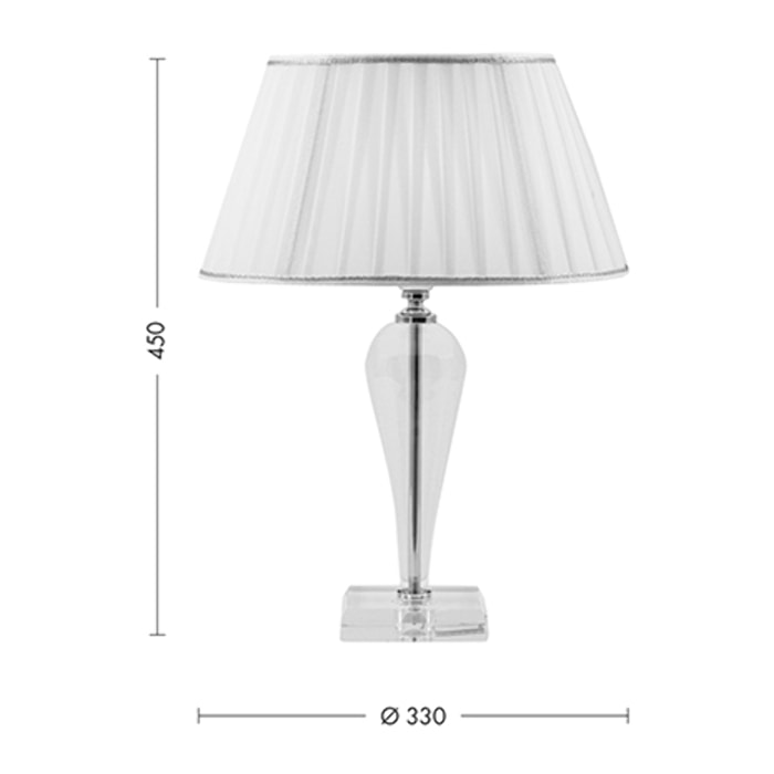CRISTELLE Lampada da tavolo Cristallo