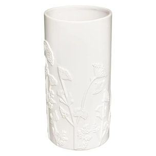 Vase "Mind" céramique blanc H25cm
