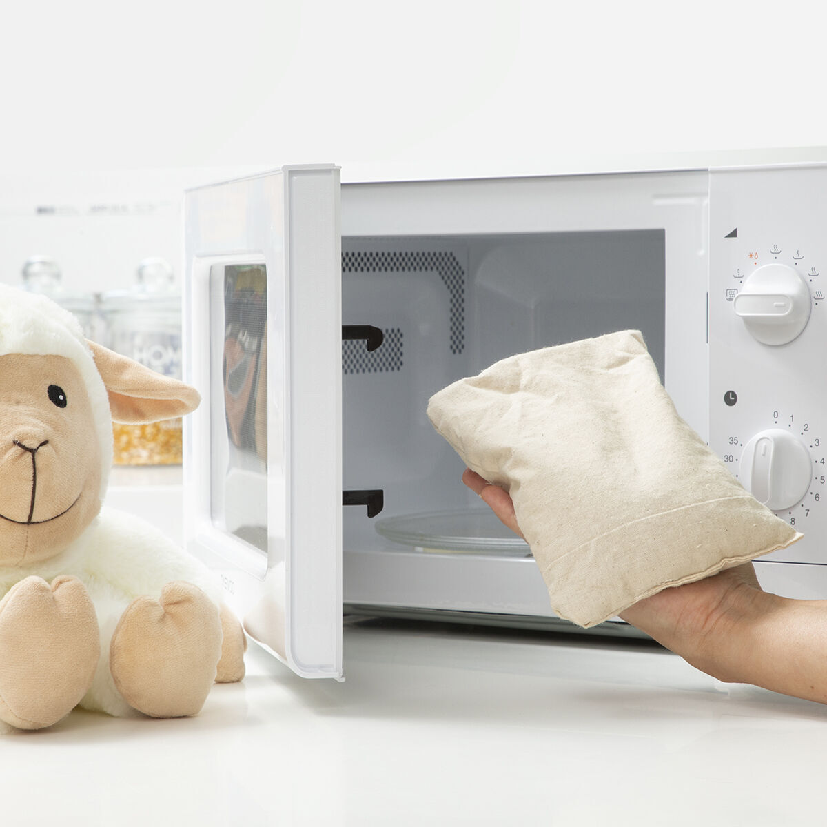 Oveja de Peluche con Efecto Calor y Frío Wooly InnovaGoods