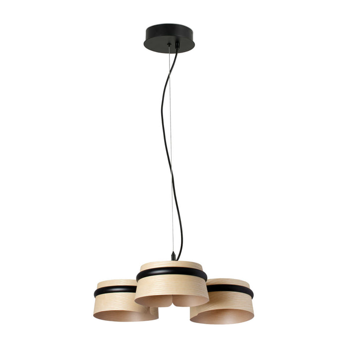 LOOP Lampe suspension frêne