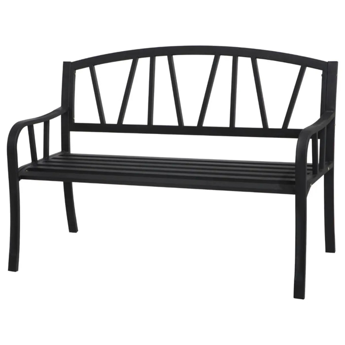 Banc de jardin Alvernia Noir