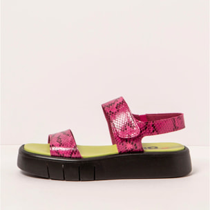 Sandalias 1854F SNAKE FUXIA/ MALAGA color Fuxia
