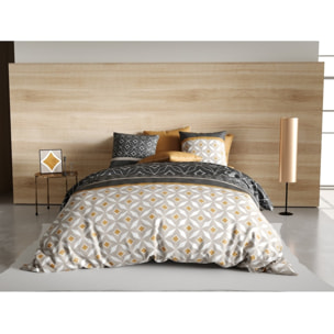 Parure Housse De Couette 3pcs 100% coton 57fils Ota